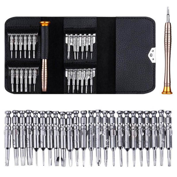 Ciaovie Mini Kit for Precision Screwdriver Repair Tools (25 pieces) | Bowlift