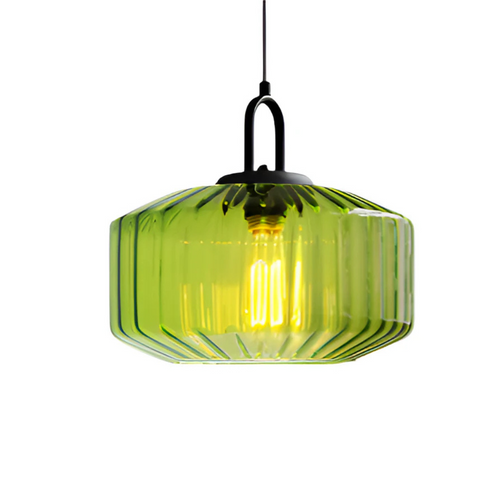 BowLift | Retro Colored Glass Pendant Lamp