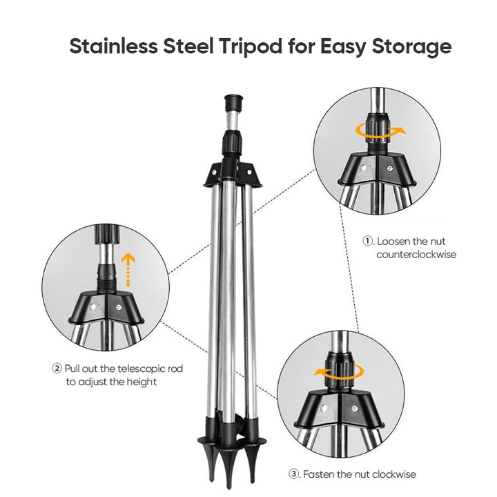 Rotating Tripod Sprinkler | Bowlift