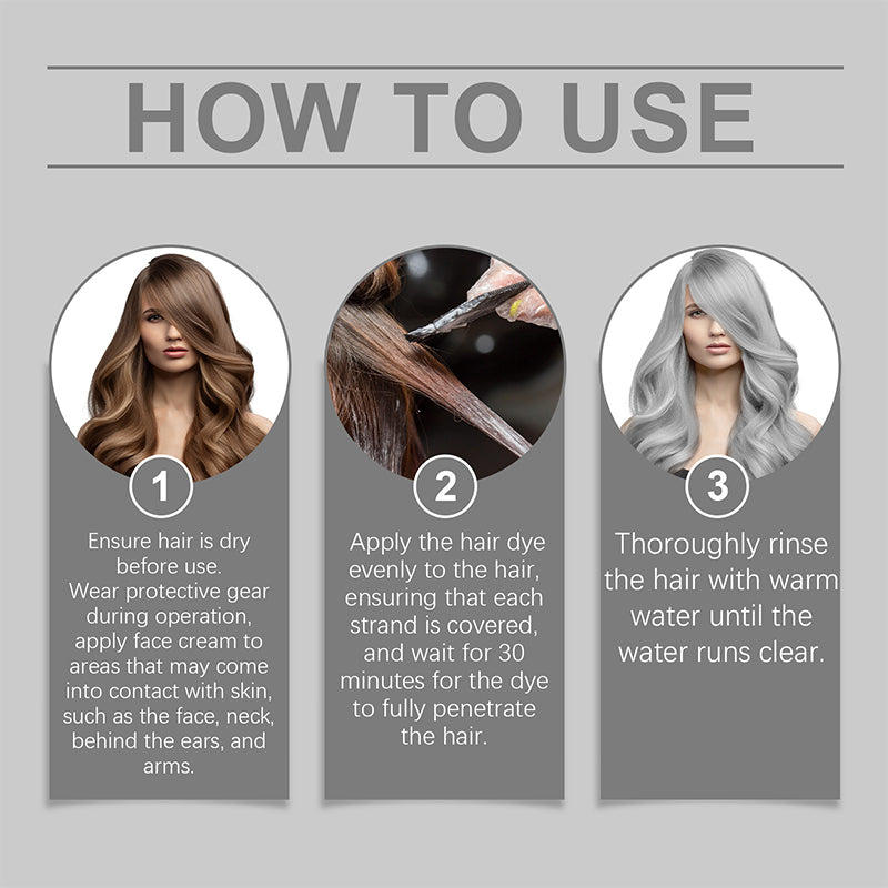 BowLift | 2-in-1 Natural Essence Extract Silver Hair Dye