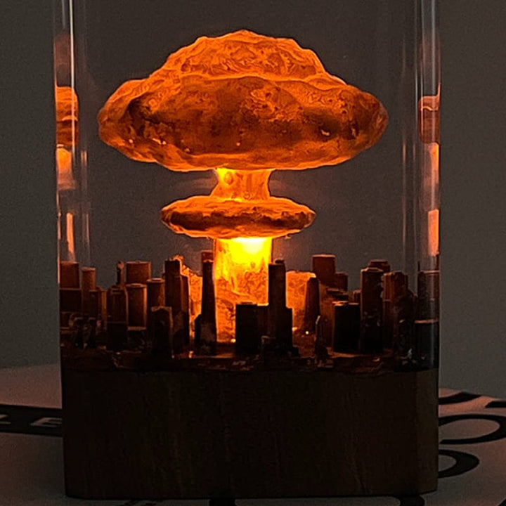 BowLift | Resin lamp with explosive bombs