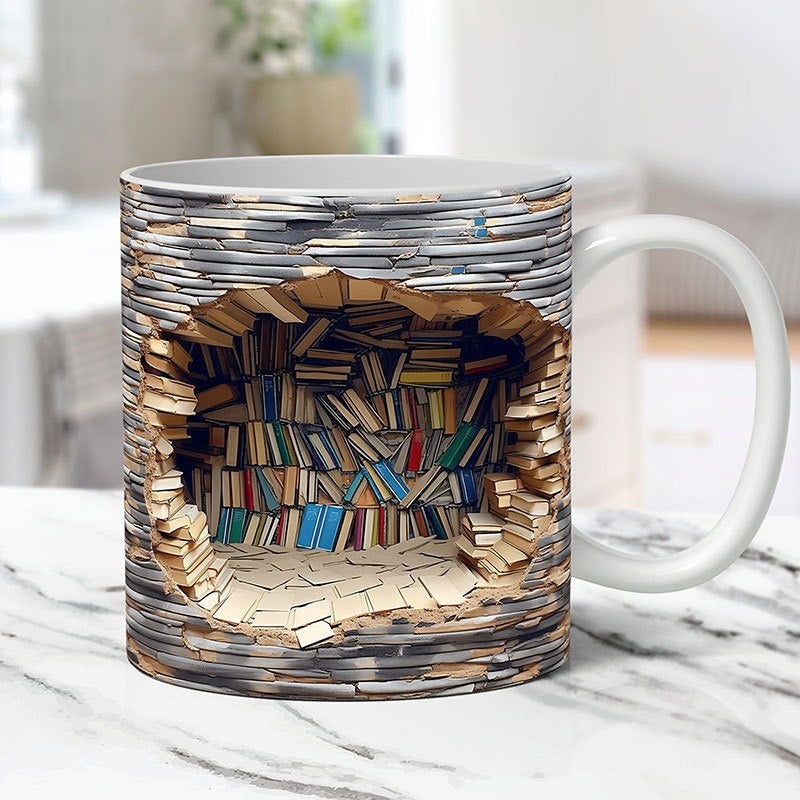 BowLift | 3D Bookshelf Mug
