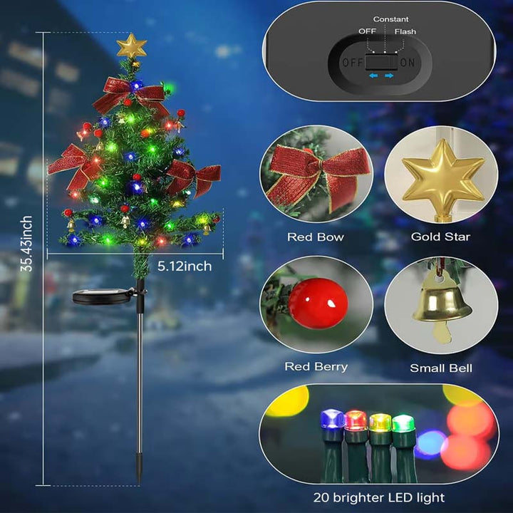BowLift | Solar Christmas Trees Lights