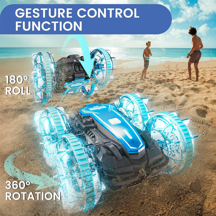 BowLift | RC Land and Water stunt Car with 2 Remote Controls