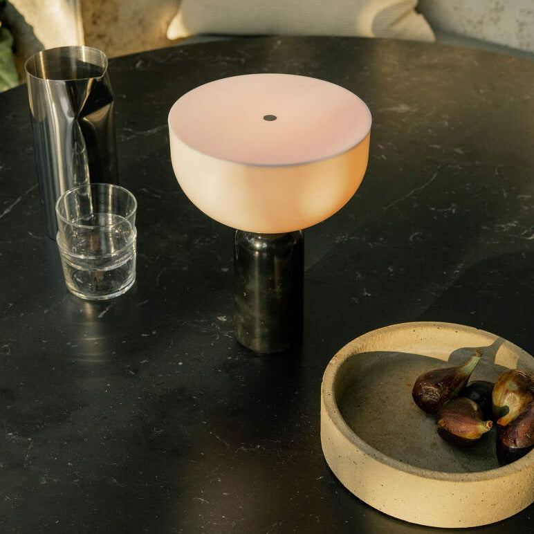 BowLift | MarbleLuxe Lamp - Luxurious Marble Table Lamp with Golden Accents