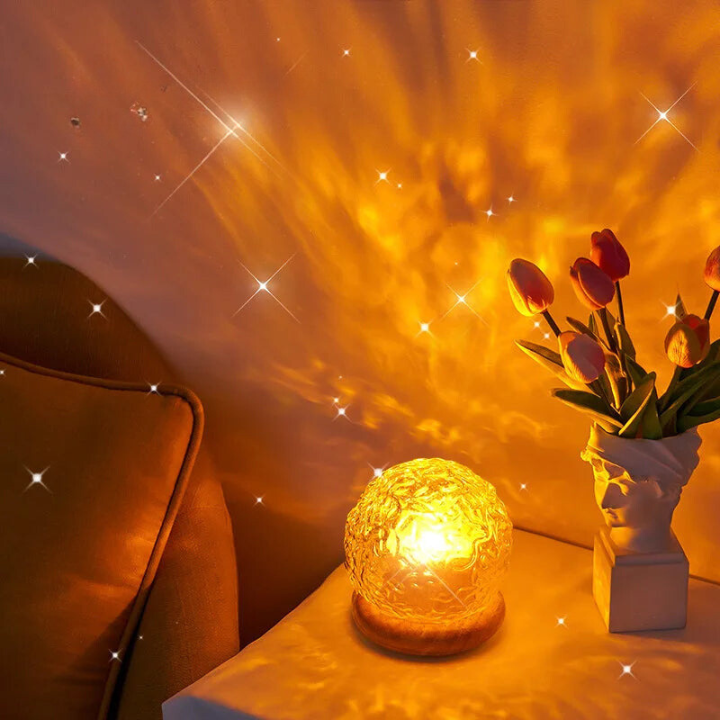 BowLift | Unique Wave Effect Table Lamp for Relaxation