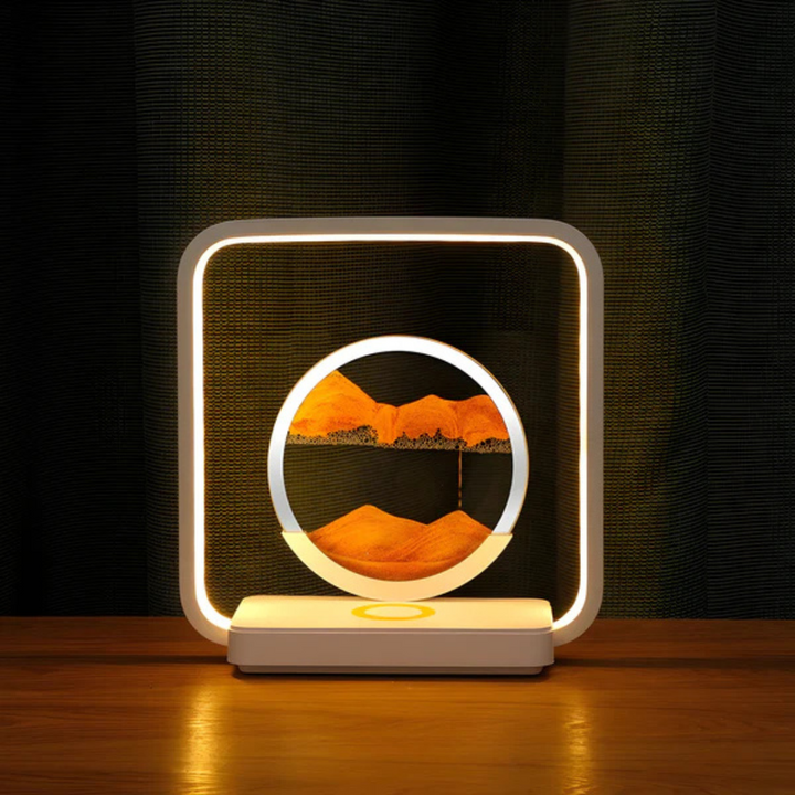 BowLift | SandAura | 3D LED Night Lamp with Flowing Sand Art