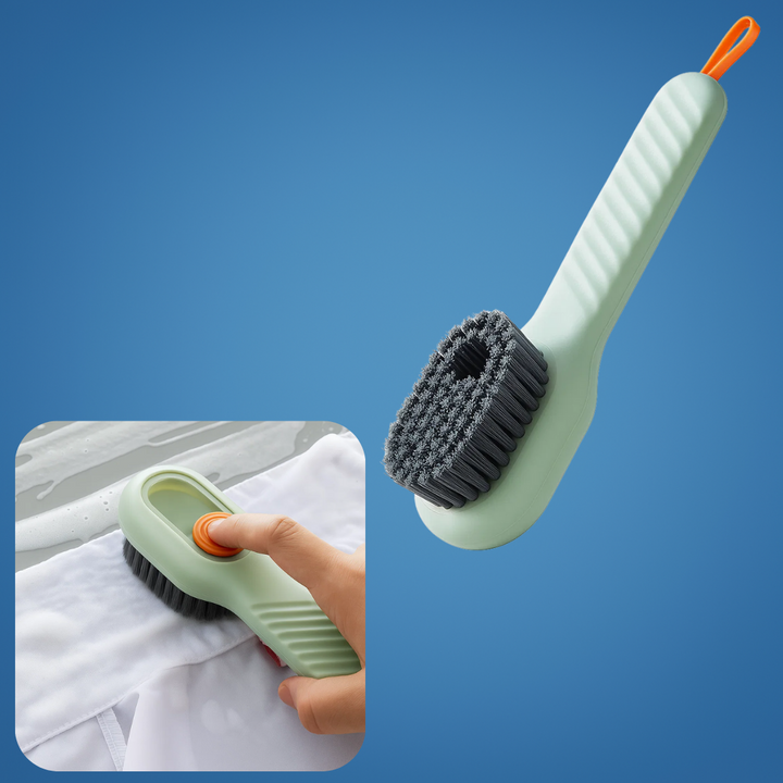 Built-in Soap Dispenser – Soft Non-Scratch Bristles – Quick Shoe Cleaning – Protects Delicate Materials Bowlift