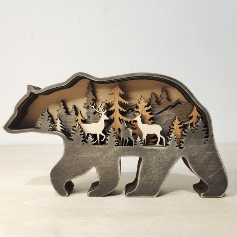 BowLift | 3D Creative Wood Animal Carving Craft Gift