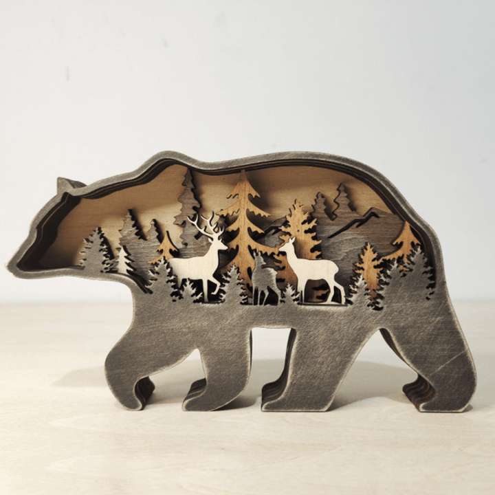 BowLift | 3D Creative Wood Animal Carving Craft Gift