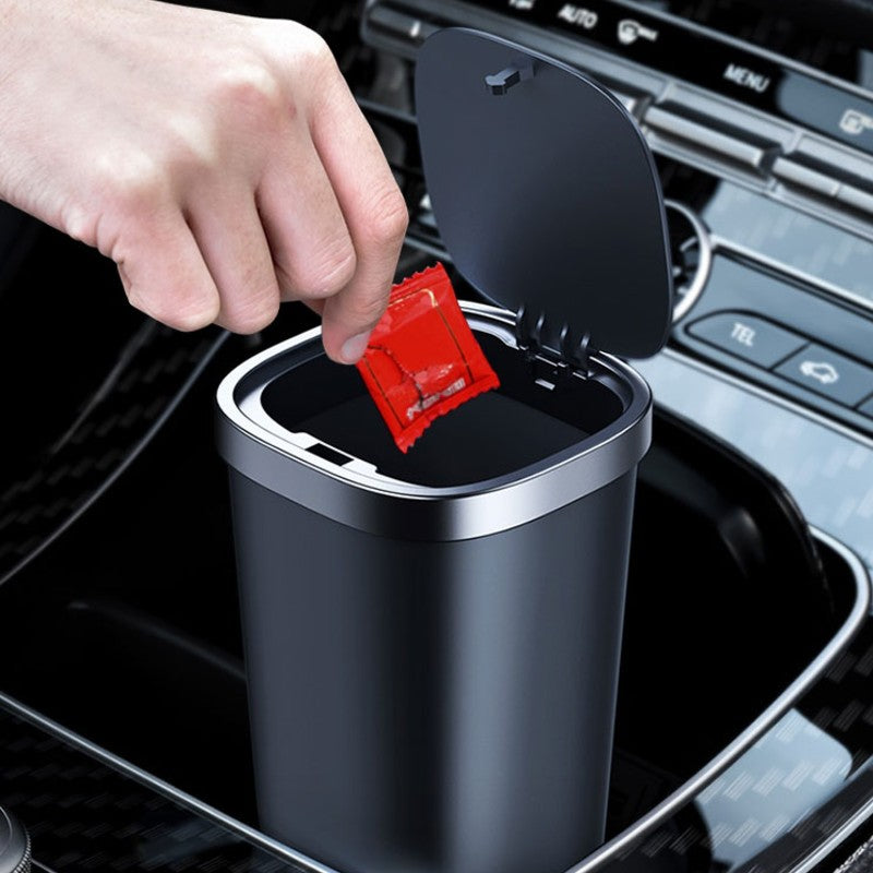 BowLift | Cup Holder Car Trash Can, with Large Capacity & Leakage-proof Design, for Car, Home & Office