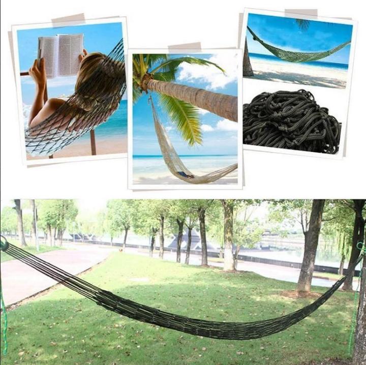 Portable Nylon Net Hammock | Bowlift