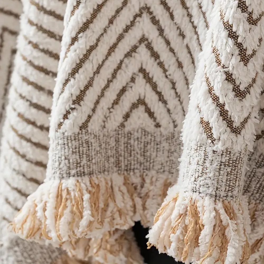BowLift | Stripe Herringbone Sofa Cover