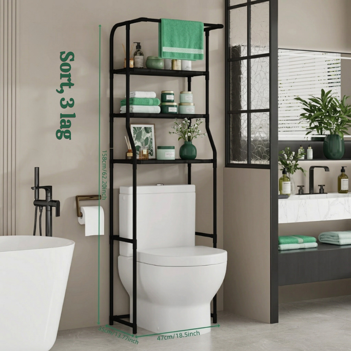 HavenRack™ 3-layer toilet storage shelf | Bowlift