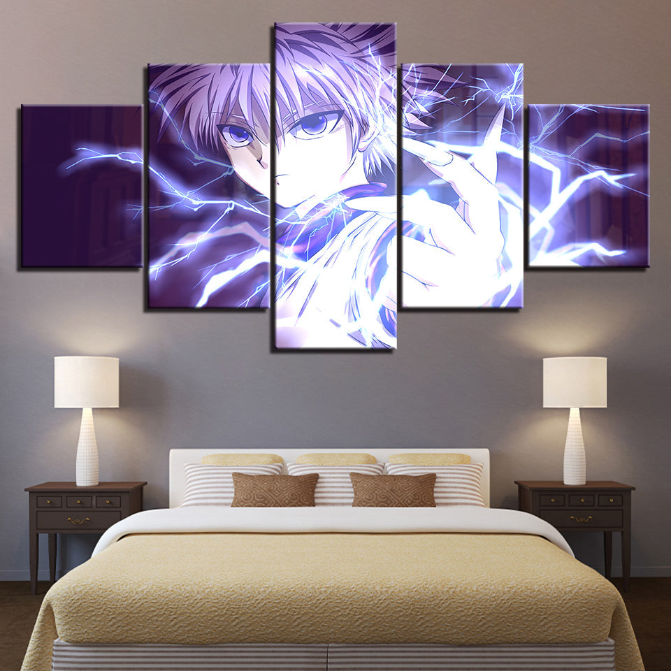 Anime Lighting Boy - Canvas Wall Art Painting | Bowlift