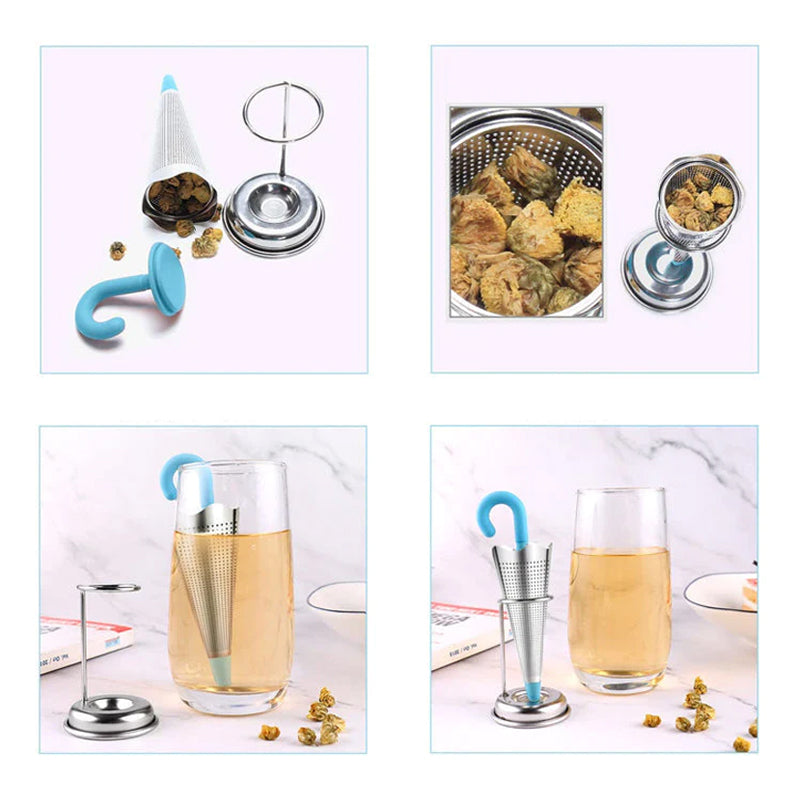 BowLift | Stainless Steel Tea Strainer Umbrella