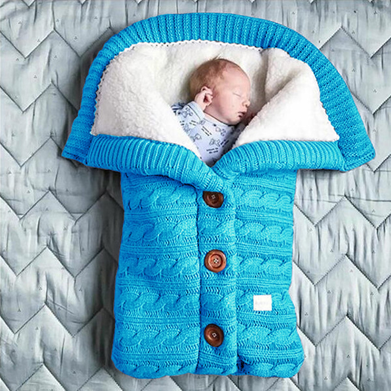 BowLift | Baby Knit Sleeping Bag with Hood – Soft, Padded Baby Sleeping Bag