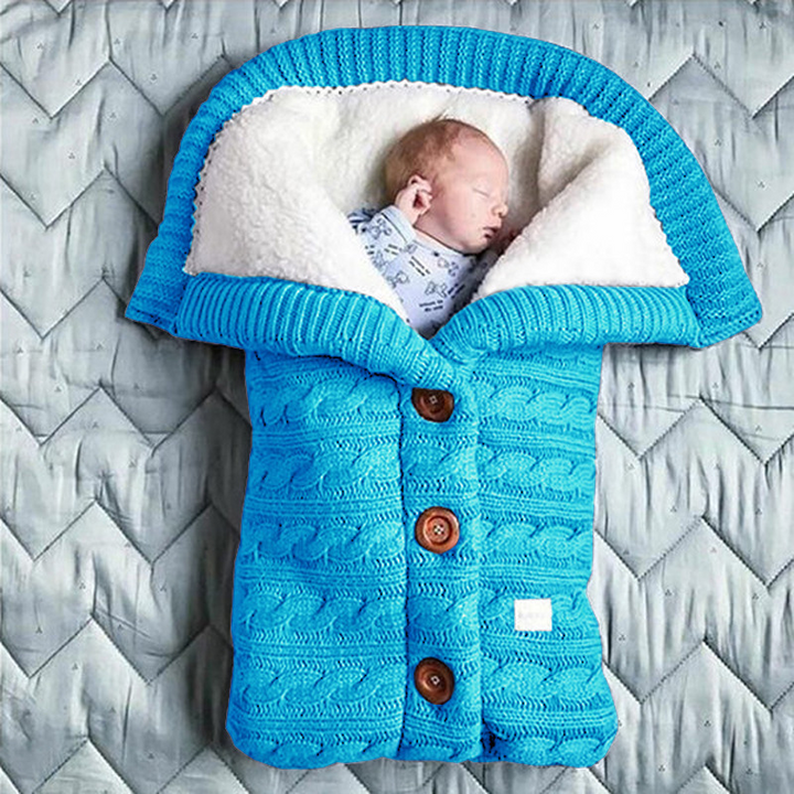 BowLift | Baby Knit Sleeping Bag with Hood – Soft, Padded Baby Sleeping Bag