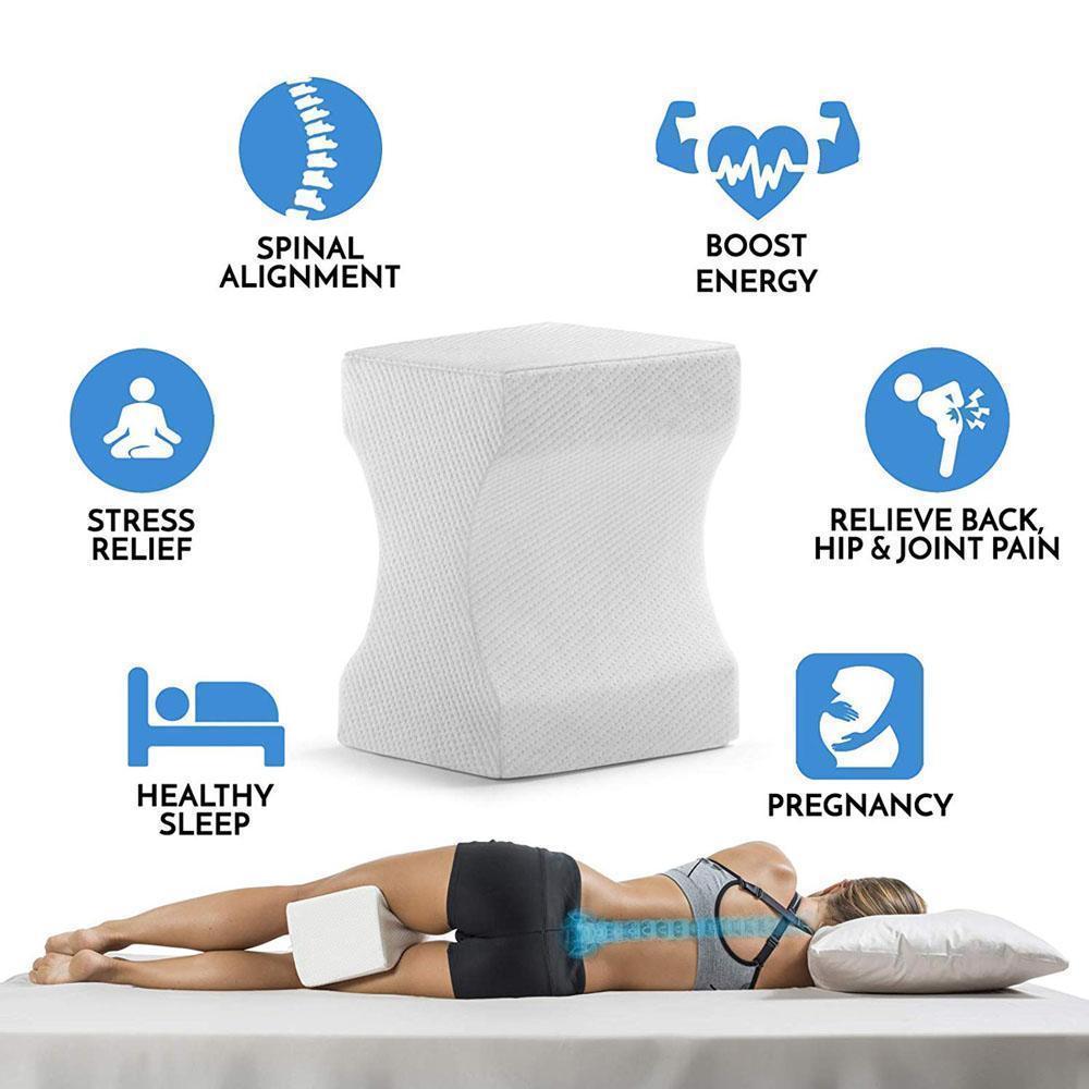 BowLift | Orthopedic Memory Foam Hip Alignment Knee Pillow