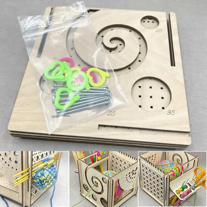 Wood bowl All-in-One – Multifunctional knitting tool | Bowlift