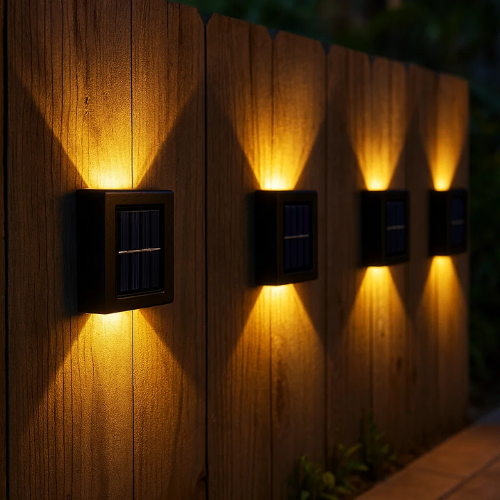 BowLift | Solar-Powered LED Wall Lights | Weatherproof, Automatic Operation & Ideal for Garden and Driveway Illumination