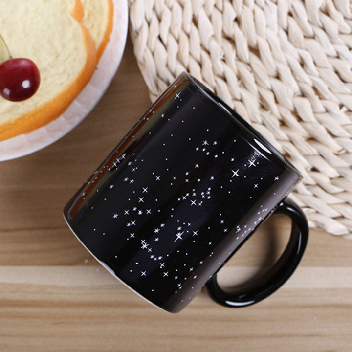 Heat-sensitive temperature-change Starry Mug | Bowlift