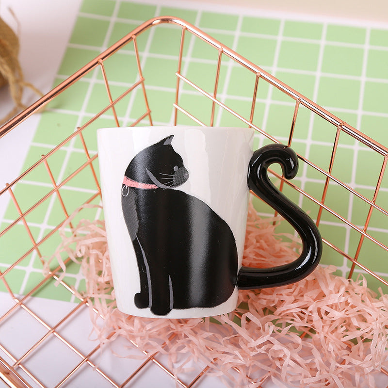BowLift | Cute Handmade Black Cat Lucky Coffee Cup