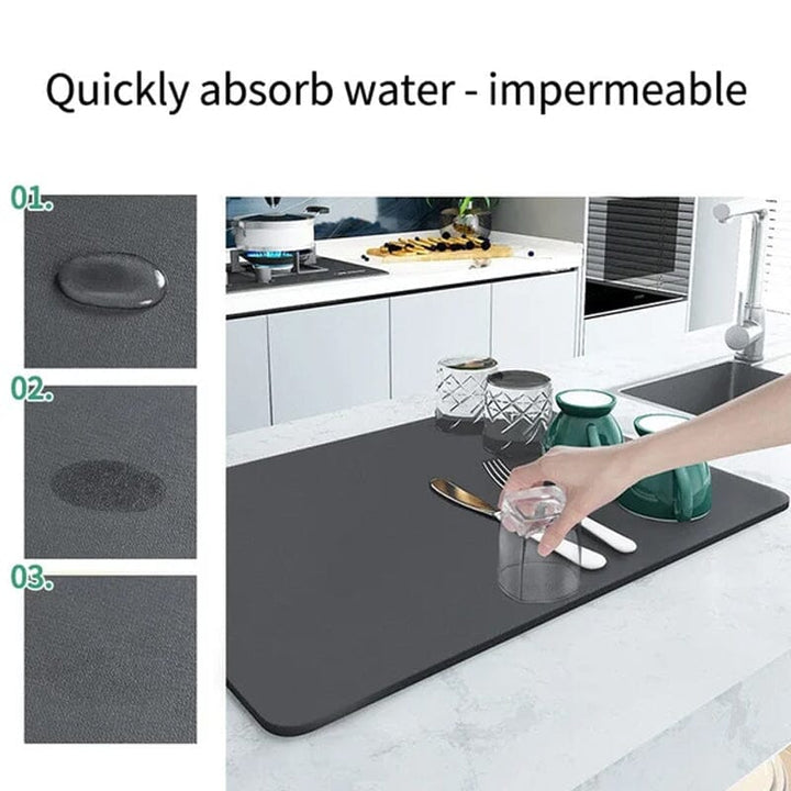 BowLift | Kitchen Super Absorbent Draining Mat