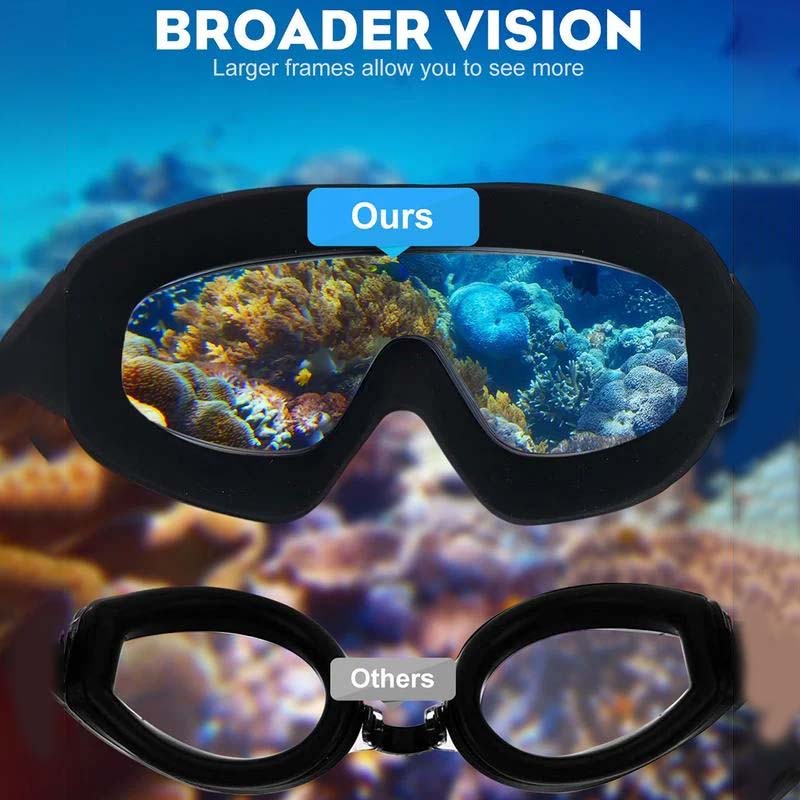 BowLift | Wide-Angle Swimming Goggles with Anti-Fog Effect