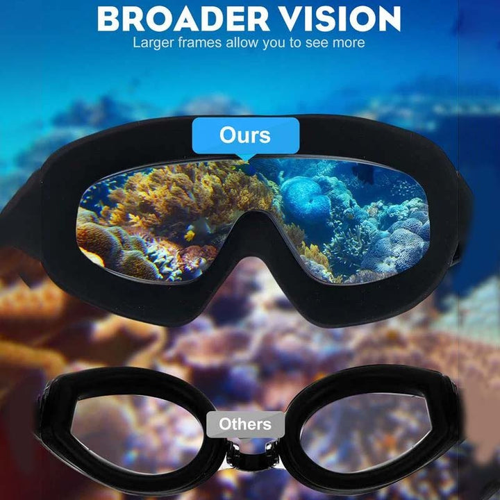 BowLift | Wide-Angle Swimming Goggles with Anti-Fog Effect