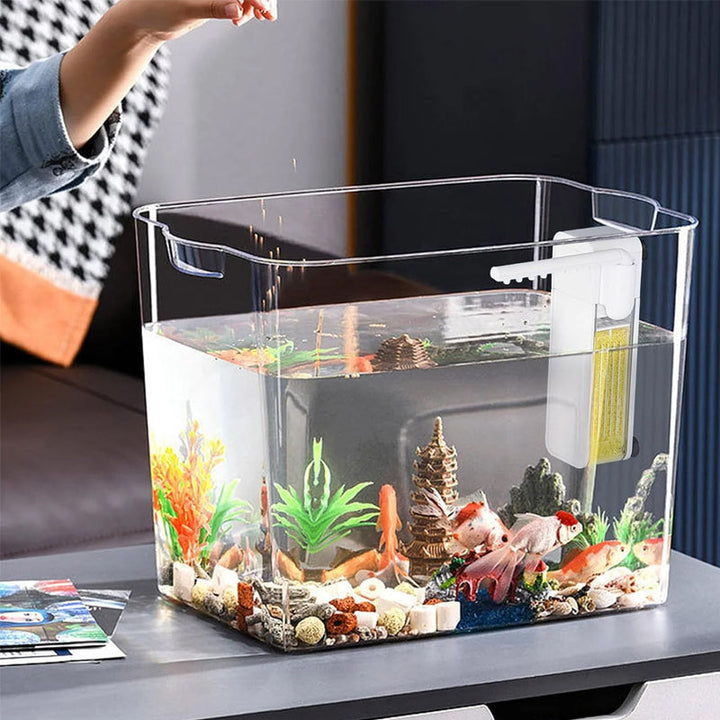 Quiet Fish Tank Aquarium Wall-Mounted Water Filter | Bowlift