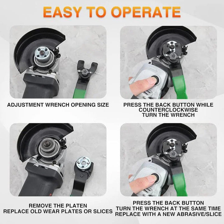 BowLift | Angle Grinder Wrench Thickened Disassembly Tool Adjustable