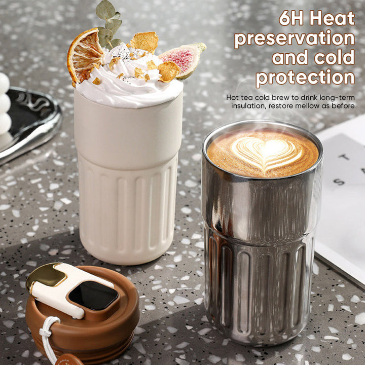 Coffee Thermos With Temperature Display | Bowlift