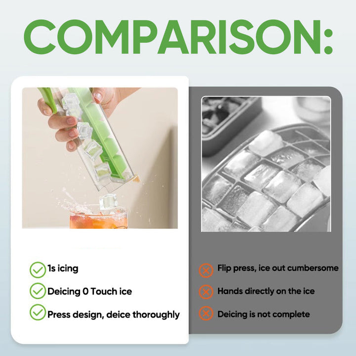 One-Hand Press Ice Tray Ice Tray Mold | Bowlift