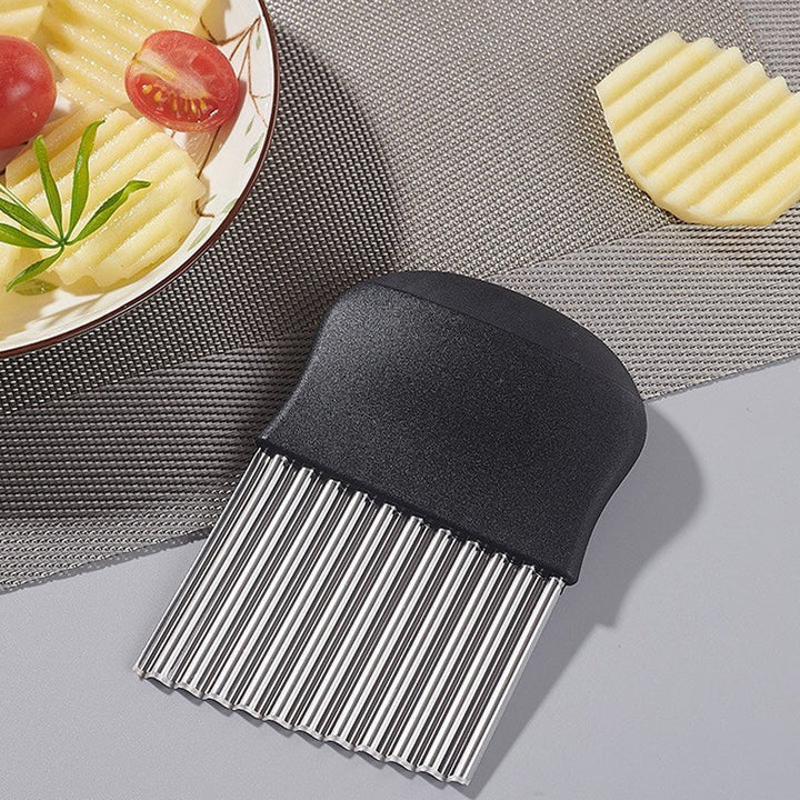 Stainless Steel Potato Wavy Cutter Knife | Bowlift