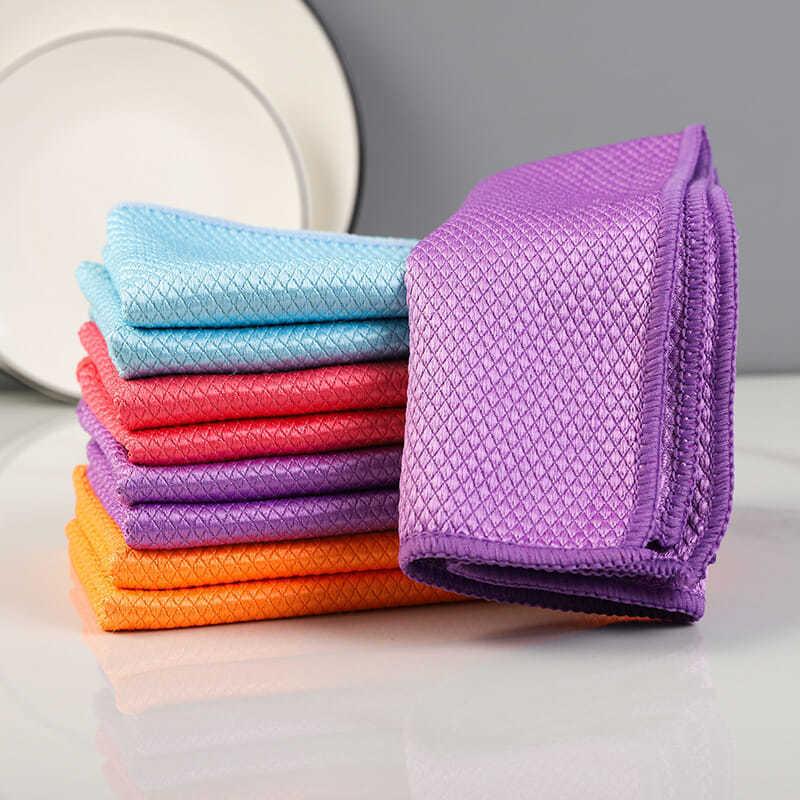 Fish Scale Microfiber Polishing Cleaning Cloth | Bowlift