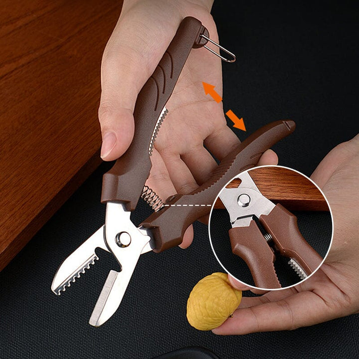 BowLift | Zinc Alloy Walnut Shell Tool