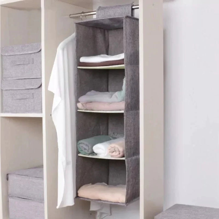 5 Layer Folding Hanging Shelves Bowlift