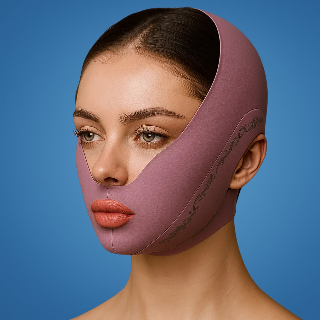 Jawline Sculpting – Breathable Stretch Fabric – Lifts Sagging Skin – Firms and Defines V-Line Face Bowlift