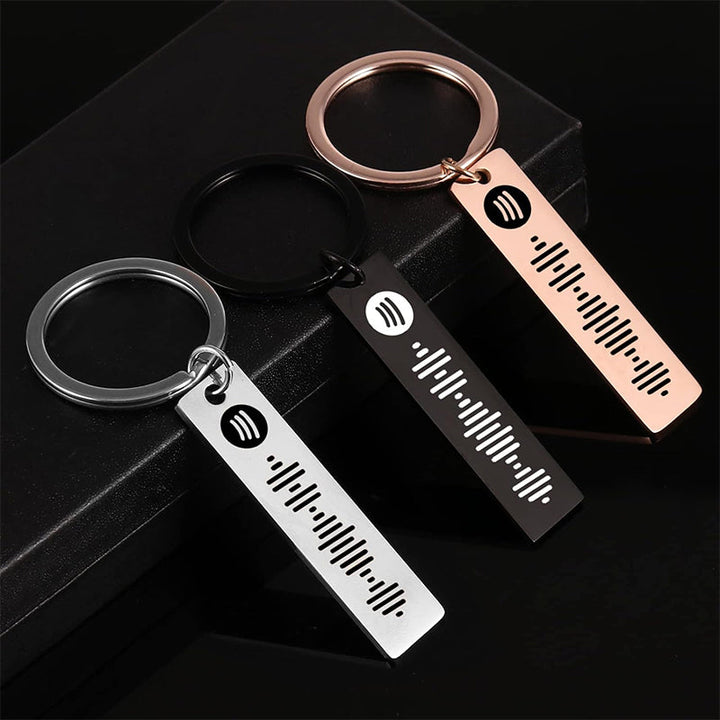 BowLift | Music Code Plaque Keychain