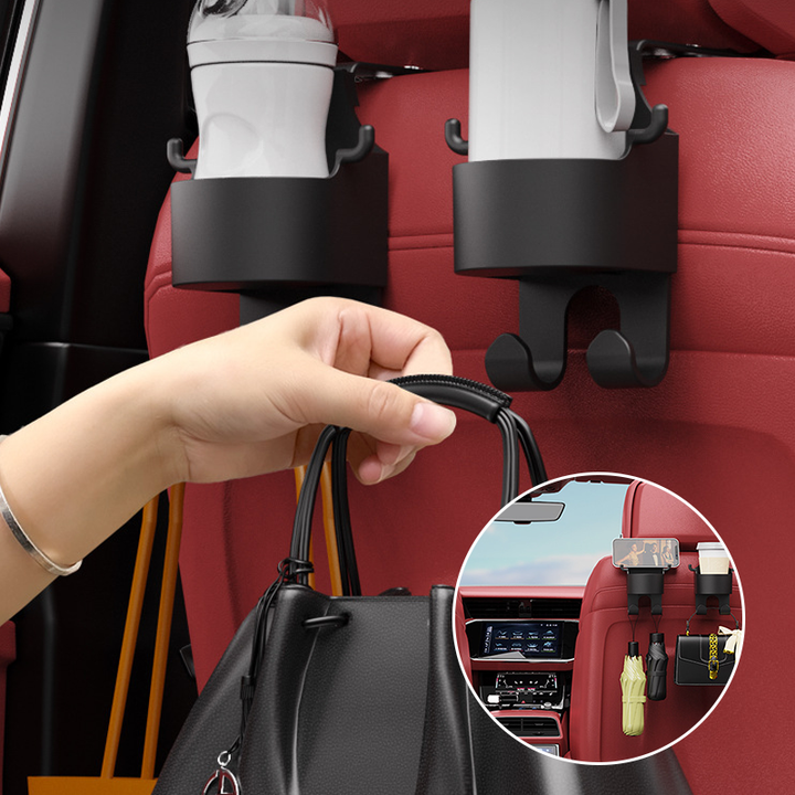 BowLift | Multifunctional hook for the car seat backrest