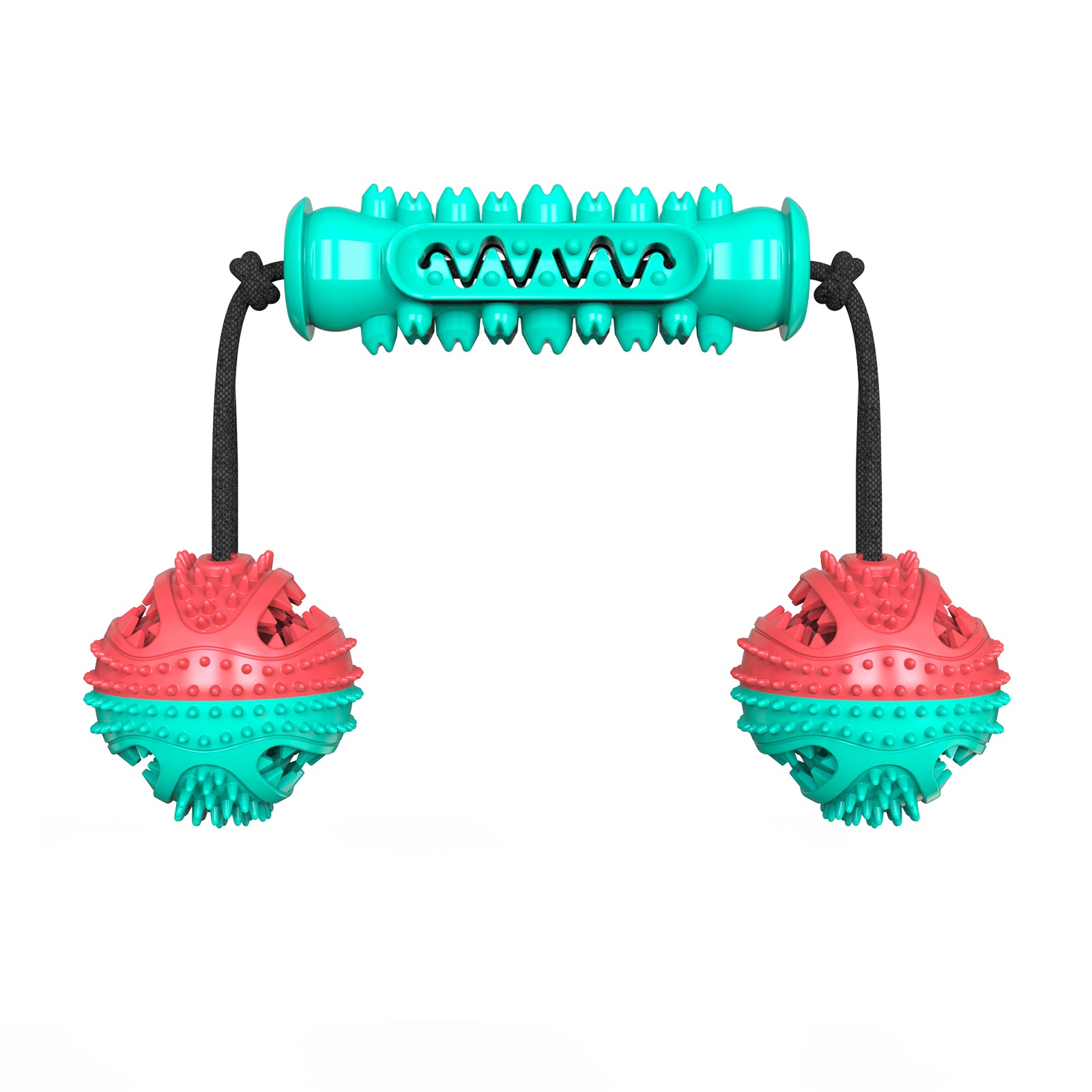 Dog Serrated Chew Toy / Dumbbell Style A / For Dogs