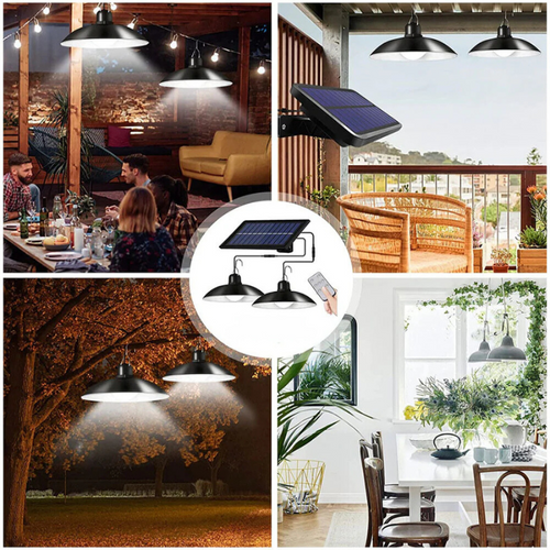 LumiFlex – Solar Energy Pendant Lamp for Garden and Interior Bowlift