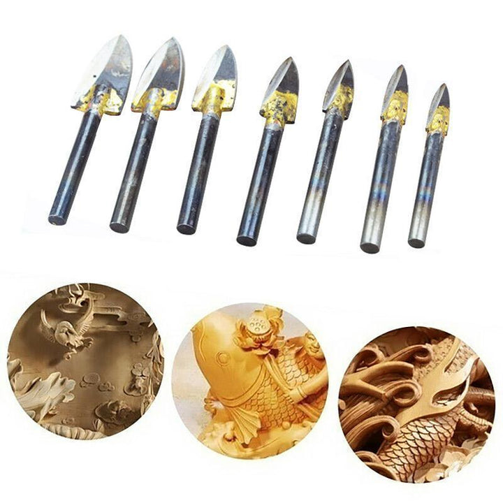 Drill set for wood sculptures | Bowlift