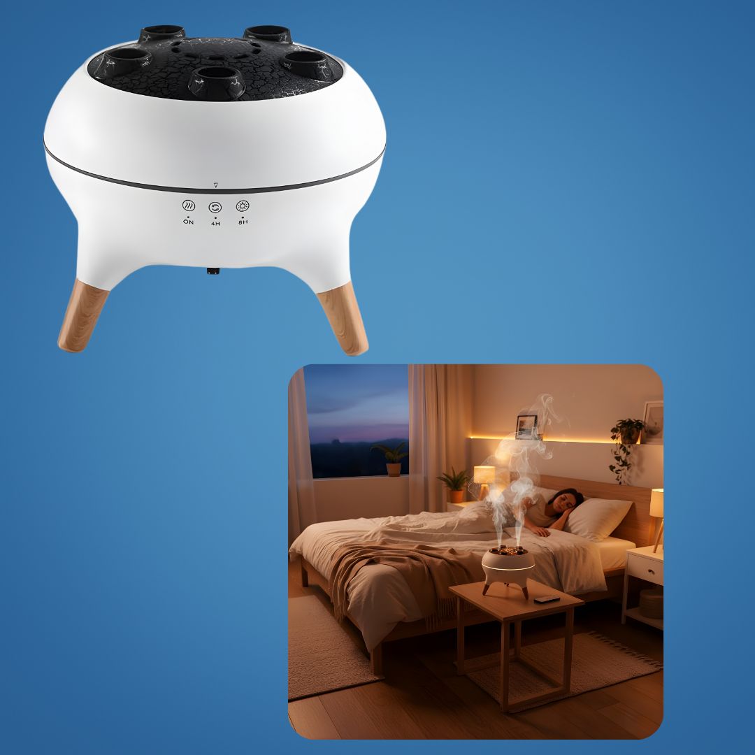 Quiet LED Jellyfish Effect – Remote Control – Relieves Dry Skin & Congestion for Peaceful Sleep & Relaxation Bowlift