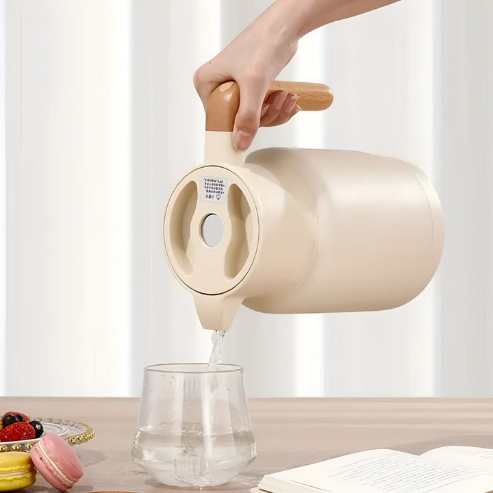 BowLift | Classic Wooden Handle Thermal Carafe