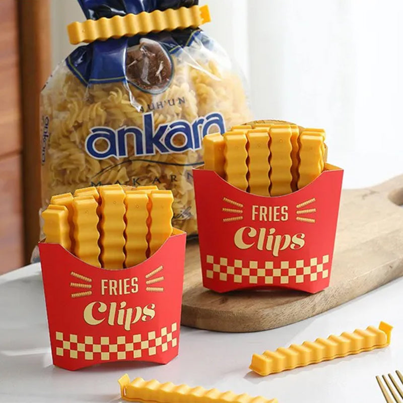 BowLift | Funny magnetic French fries food closure clip