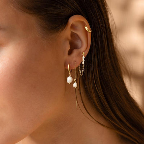 BowLift | 4 Pair Pearl Accented Earrings Set