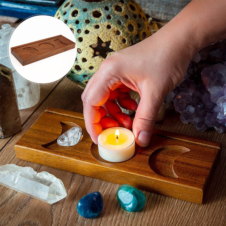 Tarot Wooden Candlestick Ornament | Bowlift