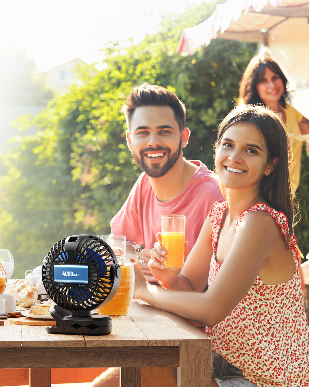 Portable Clip on Fan - Battery Operated Stroller Fan | Bowlift